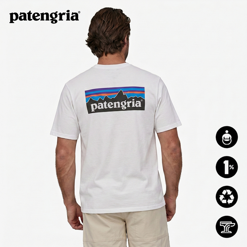 Official Website Genuine Bata Organic Cotton Mountain Peak Short-Sleeved Men's Summer Loose Casual Sports Sweat-Absorbent Quick-Drying T-Shirt 38504