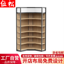 Supermarket shelves Shelves Adjustable Shelf Boutique container Shang Superdisplay case Corner Angle Steel Wood Combined Custom