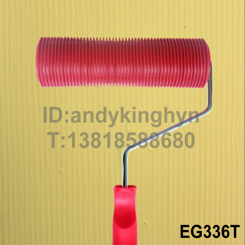 Texture paint roller art paint tools Diatom mud printing wood embossing paint Wall art roller brush 336