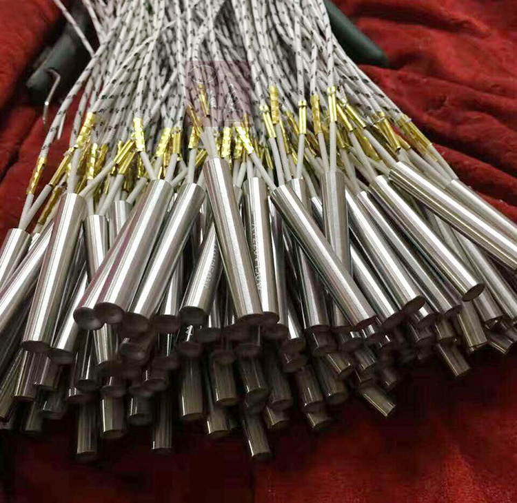 High-quality single-head tube tin furnace mold heating tube stainless steel dry-burning electric heating tube electric heating rod custom-made 220V