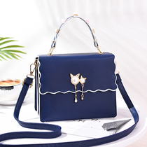Hong Kong 2021 Packs New Ocean Gas Genuine Leather Hand Single Shoulder Bag Fashion 100 Hitch Pets Pitched Satchel Women Tide