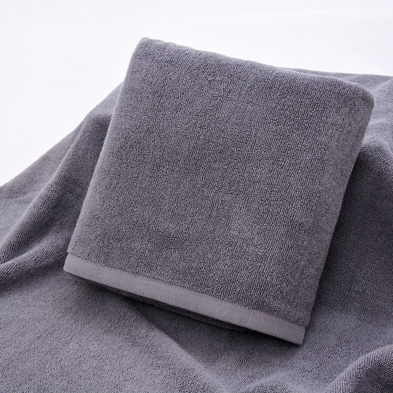 Free Shipping Pure Cotton Gray Fire Therapy Towel Beauty Salon Spa Foot Massage Hotel Thickened and Enlarged All-Cotton Large Bath Towel