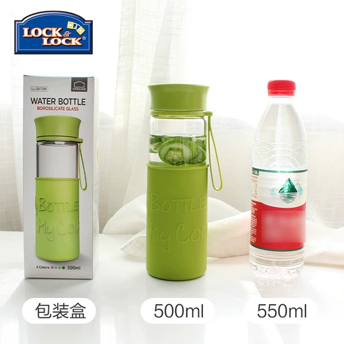 Стеклянная вместительная и большая чайная чашка, в корейском стиле, 500 мл