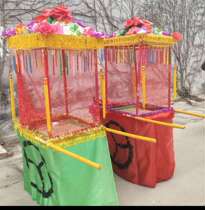 Dry boat sedan cart Yangko sedan performance props stage performance social fire Yangko supplies props