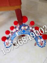 Dragon and lion dance drama drama helmet adult children male soldiers female soldiers headdress drum small column small moth headband