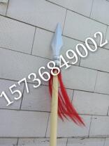 Film and Television Stage Performance Wooden Wooden Red Army Spears Children's Red Tassel Spears Children's Day Student Stage Spear Props