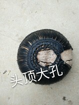 Taoist net long hair wiggle hair braided full ponytail manufacturing glue wire mesh Drama net headdress supplies