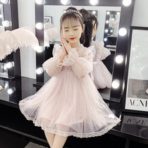 Girls dress 2021 new spring style childrens princess dress spring summer dress 7 little girl 9 puff dress
