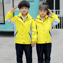 Girls and boys three-in-one Jackets three-piece kindergarten yuan fu in autumn and winter in primary and secondary school uniforms thickened class uniform