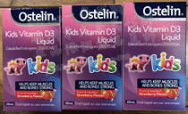 (Australian Direct Mail) Ostelin Child VD Drop Strawberry Taste KidsLiquid20ml Three Bottled Supervalues