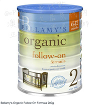 (Australia Direct Mail)Bellamys 2-Stage Milk Powder 900g Follow-on 6 months to 1 year old