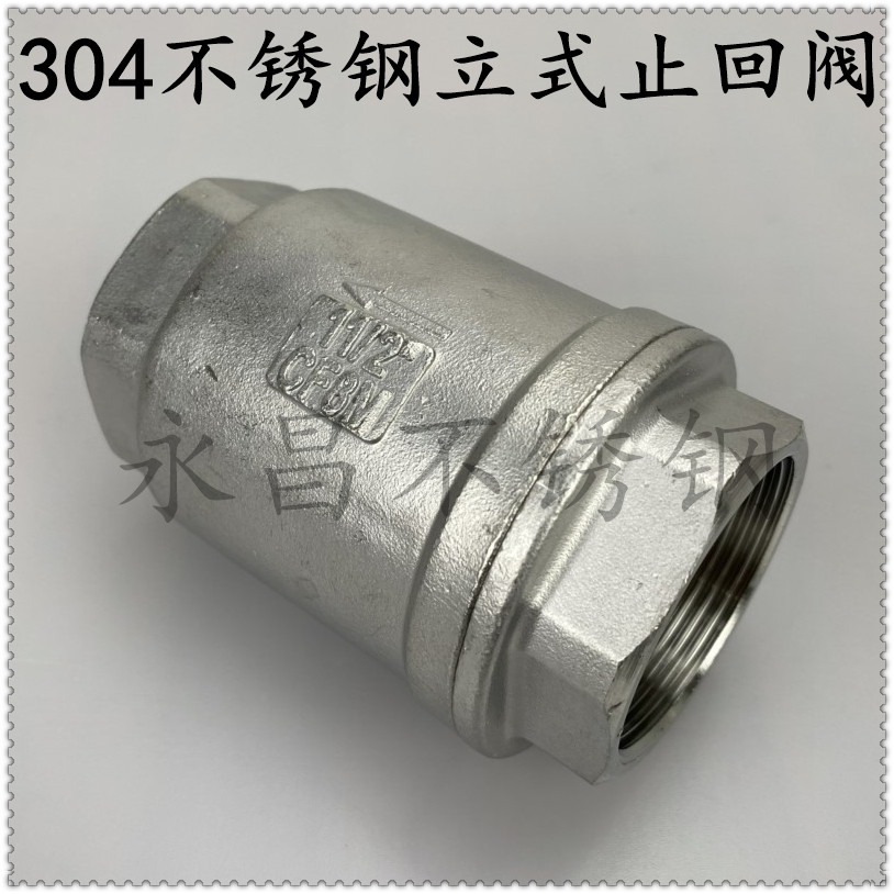 304 stainless steel check valve check valve one-way vertical stainless steel check valve 4 6 minutes DN 20 25 40 50