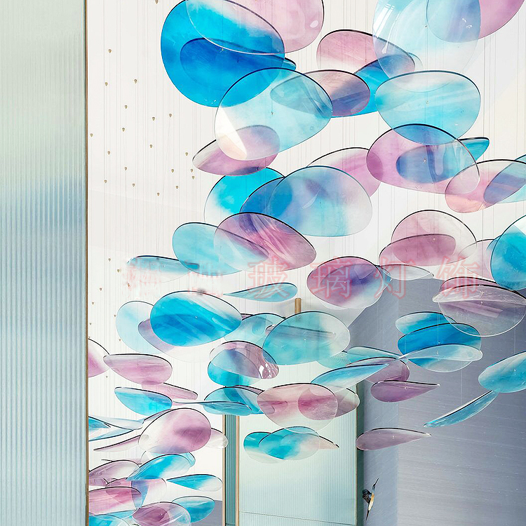 Art Colorful Aerial Chanting Hotel Lobby Mall Middle Court Hanging Decoration Sales Floor ceiling Ceiling Decoration-Taobao