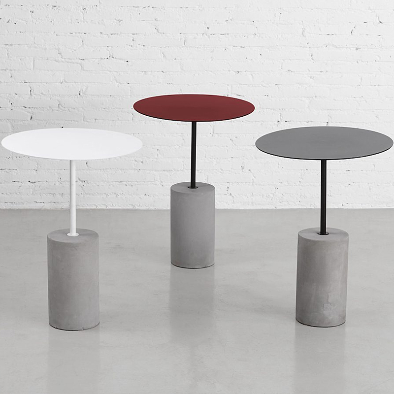 Nordic Cement Sofa Edge A Few Milk Tea Shop Small Tea Table Delight Tea Coffee Shop Small Round Shaped Table Designer Creative Table