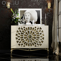 Decorative Cabinet Creative Simple Modern Genguan Cabinet American Light Lavish Restaurant Dining Side Cabinet Living Room Lockers