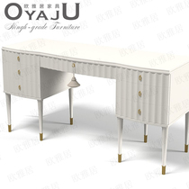 High-end custom American light lavish solid wood desk simple solid wood bedroom computer desk writing desk desk desk