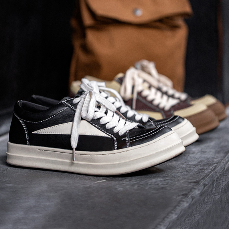 Madden Men's Shoes 2026 Spring New Vibe Style Sneakers Niche Design Thick-Soled Round-Toe Shoes Retro Casual Shoes
