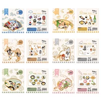 Полный набор сувениров в японском стиле (по одному из 6 стилей)