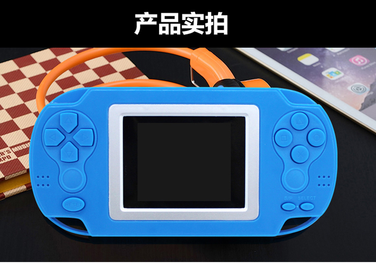 Bảng điều khiển trò chơi trẻ em Magic Di M360 cầm tay Tetris cầm tay màu đỏ và trắng điện tử trò chơi PSP cổ điển - Bảng điều khiển trò chơi di động máy chơi game x9