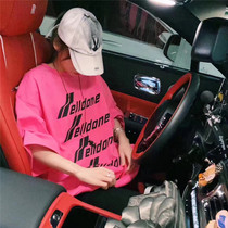 we11 Korean version of done2020 new large letter logo short-sleeved men and women well loose half-sleeved T-shirt boyfriend style