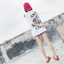 assc viper embossed print T-shirt Anti Social Social Club European version of cotton couple short sleeves