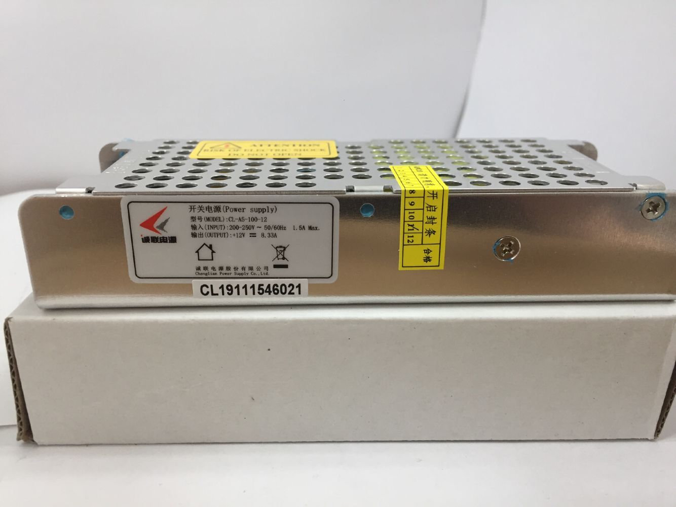 Chenglian 24V4 2A ultra-thin 100W light box power supply CL-A5-100-24 CL-A5-100-12 equipment