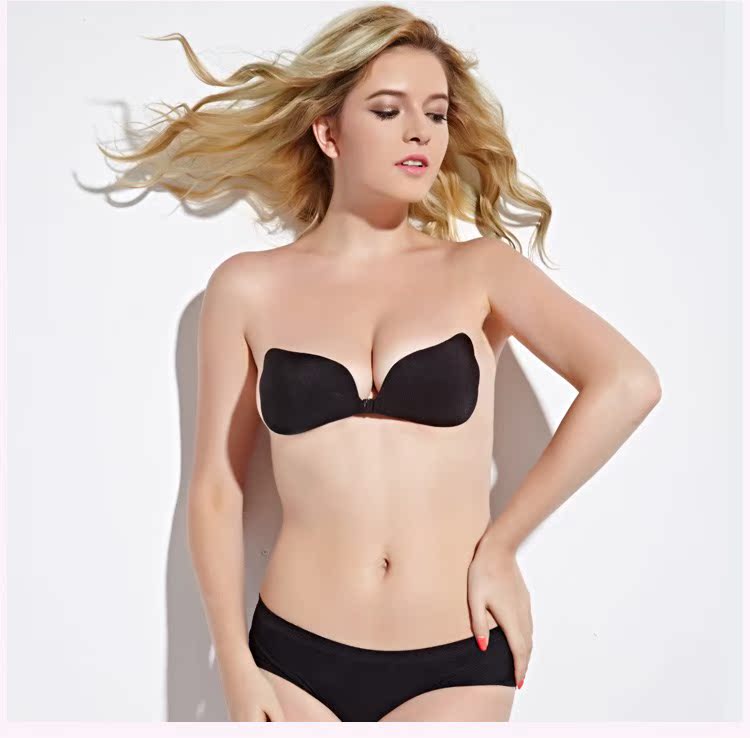 Không thể bơi, thu thập áo ngực vô hình, đồ bơi, bikini, núm vú, tách ngực nhỏ áo ngực mặc đầm hở lưng