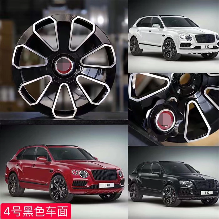 Thích hợp cho bánh xe sửa đổi Bentley 2021 22 inch Bentley Timothy Continental GTC Flying Spur lưới treo bánh xe màu đỏ - Rim