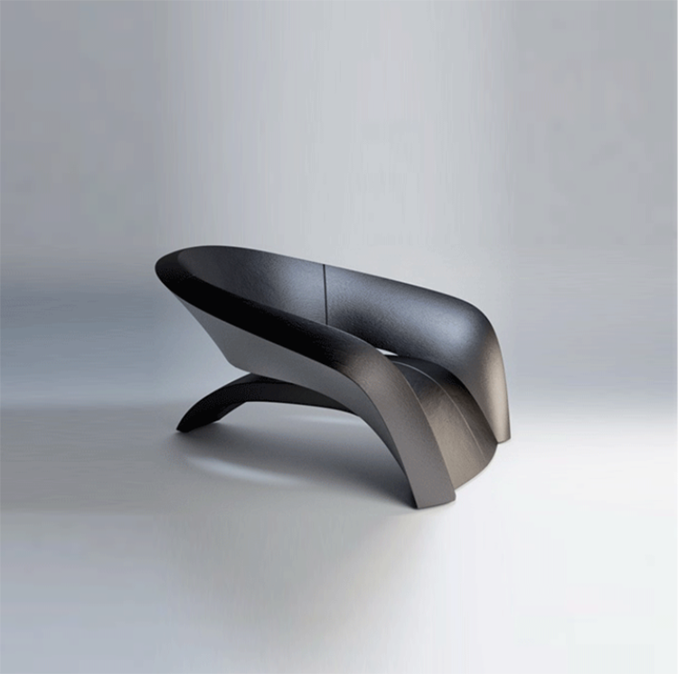 New creative designer glass fiber reinforced plastic soft bag hotel negotiation special-shaped leisure seat office living room fashion