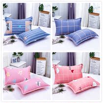 Pillowcase padded thickened pair of household 48×74 pillowcase 100%cotton single adult pillowcase