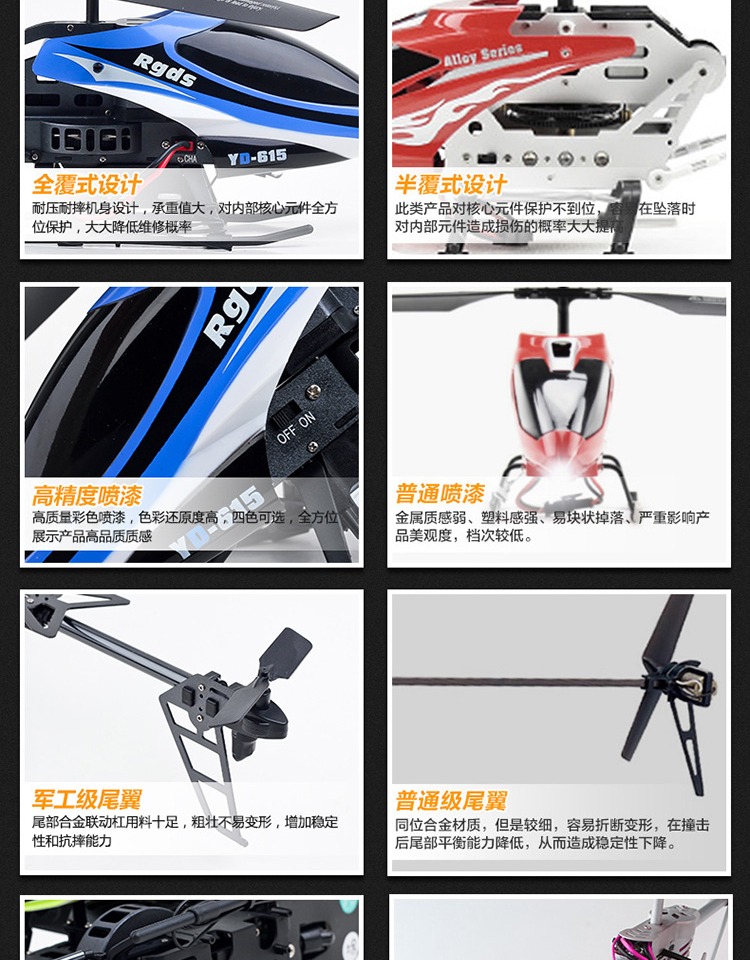 Yade gyro Kung Fu King Máy bay trực thăng RC Máy bay trực thăng quá khổ Máy bay đồ chơi trẻ em xe đồ chơi trẻ con