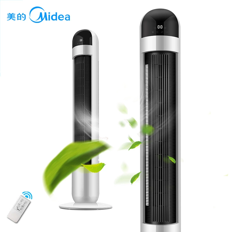 Quạt tháp Midea FZ10-17ARW điều khiển từ xa hạ cánh máy tính để bàn không lá câm lắc dọc trang đầu quạt - Quạt điện