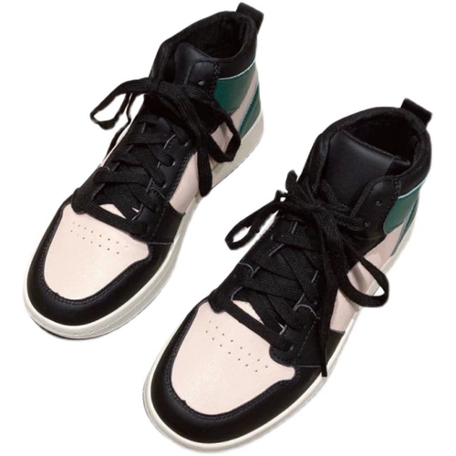 Модная черная повседневная обувь со шнурками на платформе, Гонконг, из натуральной кожи, 2021 года, в корейском стиле