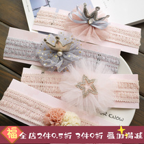 Female baby Princess Crown bow hair band children hair accessories 0-6-12 months newborn baby Full Moon gift