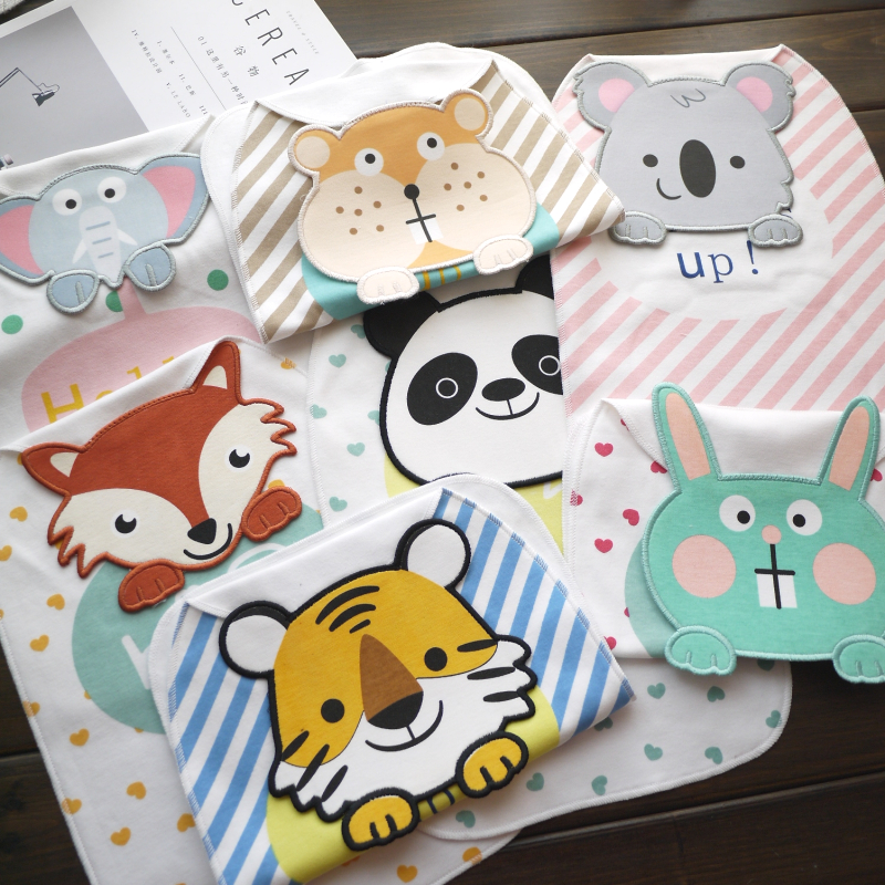 Children's All-Cotton Kindergarten in the back of a large child's sweat towel