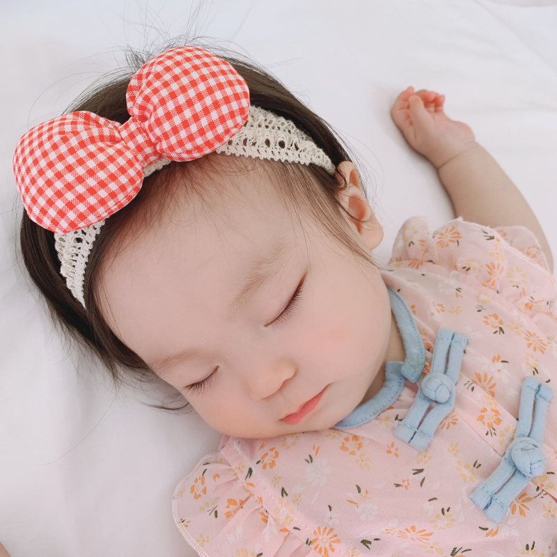 Korea Hairdress Baby Baby Newborn Hair Accessories Lovely Groups Children Butterfly Bow Headlines Clamp