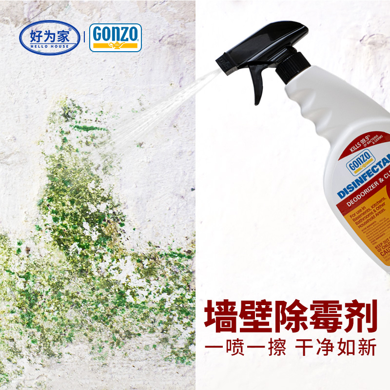 Import Mildew Remover Moldy Spot Spores Removal Without Phosphorus formula Degradable Safe Use Inhibition Regeneration