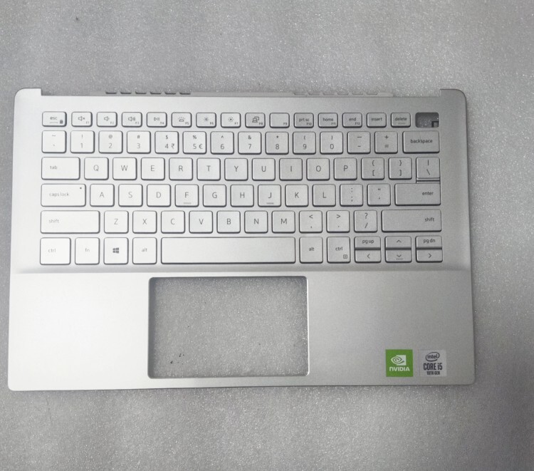 Suitable for Dell Inspiron 13 5000 5390 5391 Silver Keyboard with C Shell Us Layout