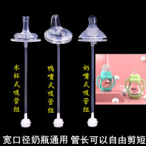 Shengjia baby wide-caliber bottle universal baby nipple integrated duckbill water cup straw accessories gravity ball