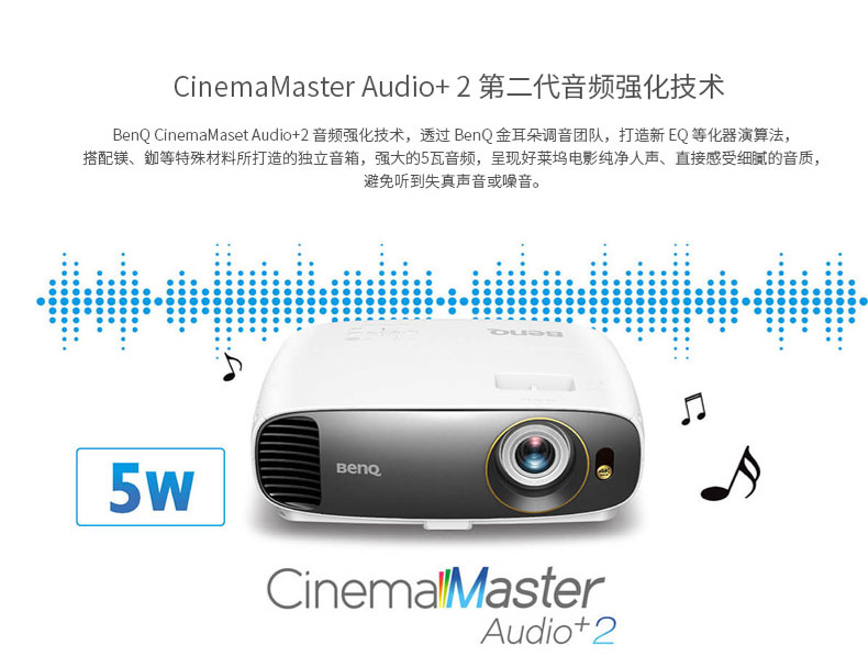 Máy chiếu BenQ / BenQ SP2800 máy chiếu 4K gia đình UHD độ phân giải cực cao không dây wifi không có màn hình TV 1080P Blu-ray