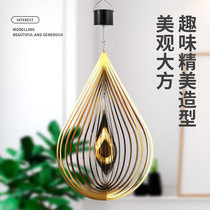 Eurostyle little fresher 3d wind bells hanging decoration gold silver color nostalgic room Living room Bedroom Pendant Birthday Present