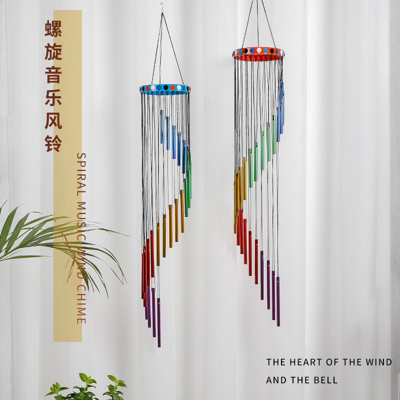 New European-style metal hanging creative window bell girls bedroom window balcony outdoor hanging piece decorated birthday gift