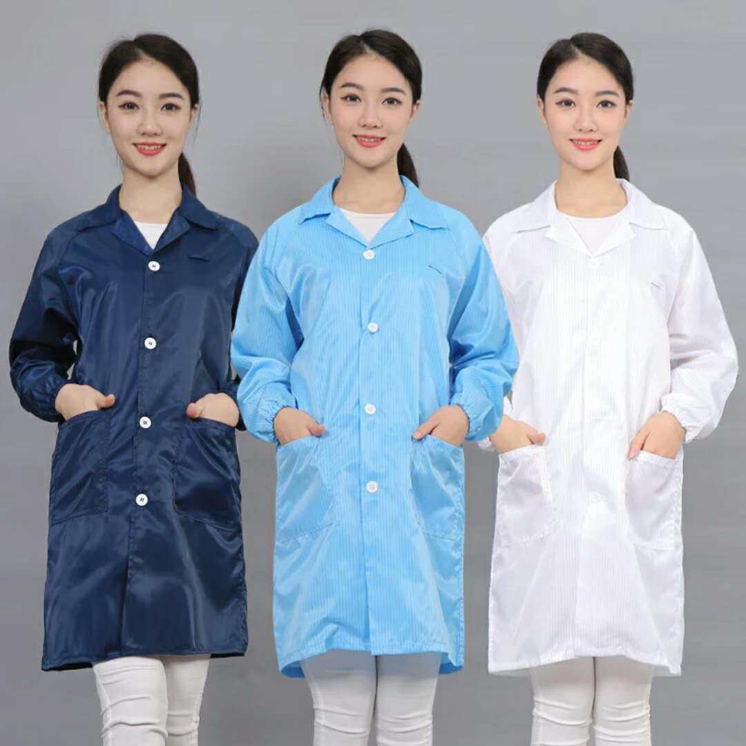 Anti-stick coat work clothes anti-static clothes anti-dust shearing rabbit hair with pet shop with dog hair cat hair