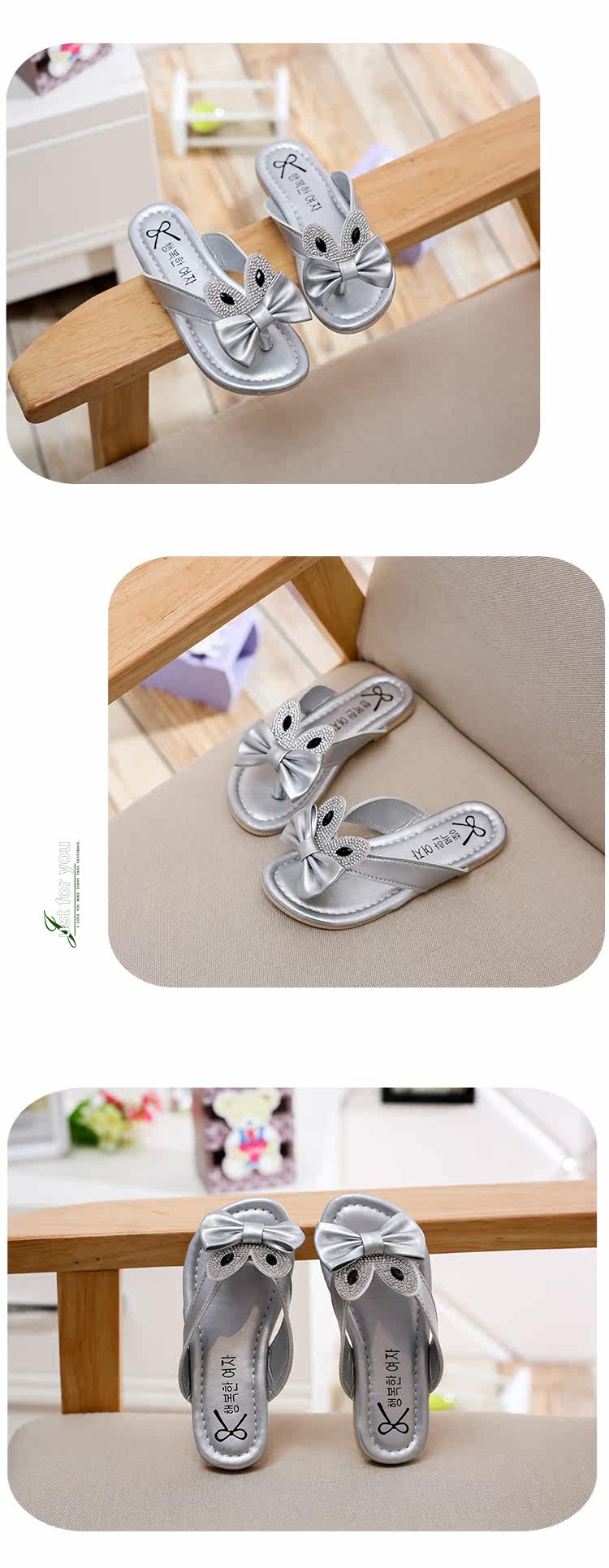 Chaussons enfants en similicuir pour été - semelle tendon - Ref 1033806 Image 9