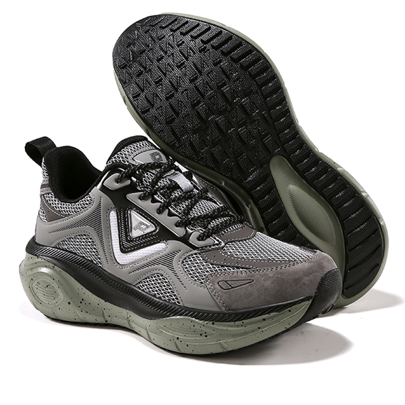 Pace Men's Sports Shoes, Thick-Soled, Cushioning, Rebounding, Mesh, Breathable Casual Shoes, Fashionable and Versatile Couple's Running Shoes