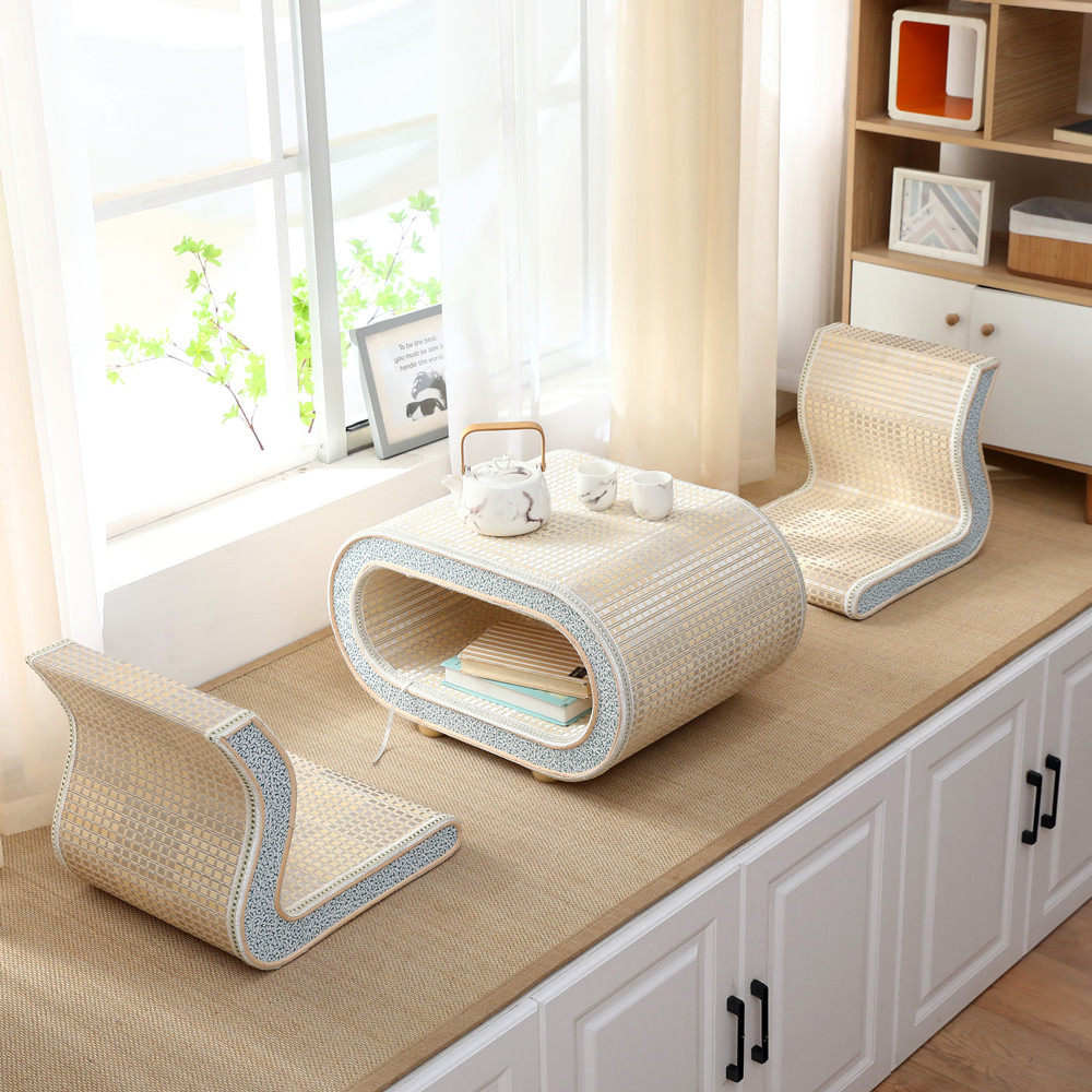 Japanese-style Zen Homestay Windows small tatami tea Tatami Tanghai Table and Windows Table Collapse Mi Station