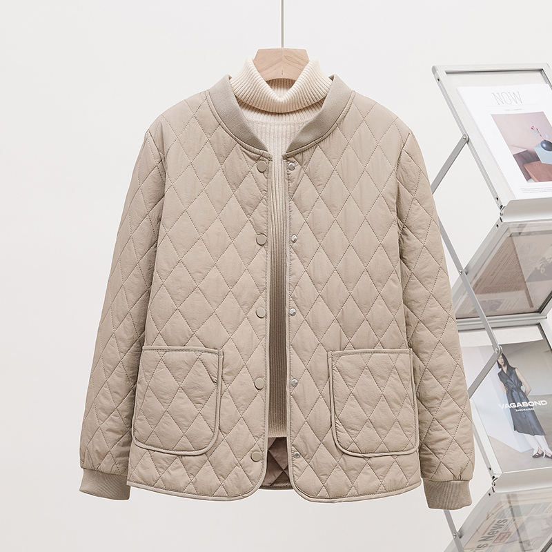 Autumn and Winter down Cotton Coat for Women, Lightweight Inner Lining, 2025 New Model, Slim Fit, Slimming, Middle-Aged and Elderly Jacket