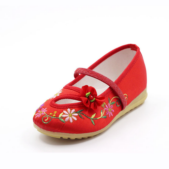 Chaussures enfants tissu en satin pour Toute saison - semelle caoutchouc - Ref 1046867 Image 10