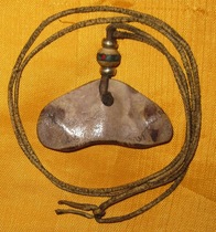 Bone slice spirit bone protection body (net) Tibetan Tao old pieces