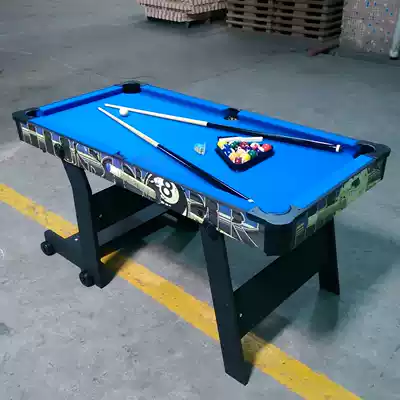 Billiard table children's large American fancy home folding solid wood splint can be added table tennis table Children's Day gift